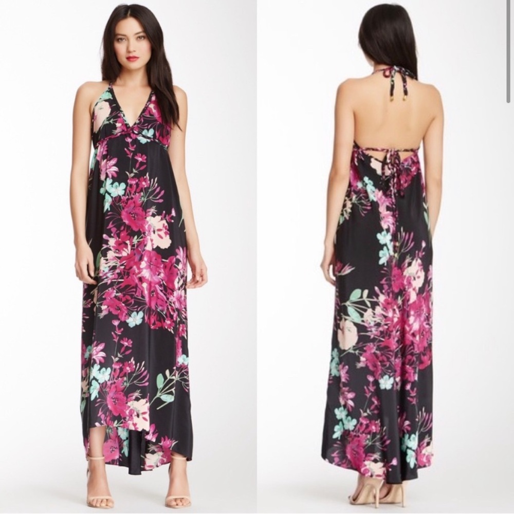 Yumi Kim Floral High-Low “Sasha” Maxi Dress